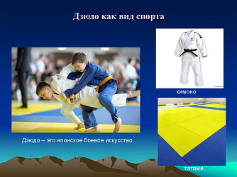 Дзюдо - это японское боевое искусство